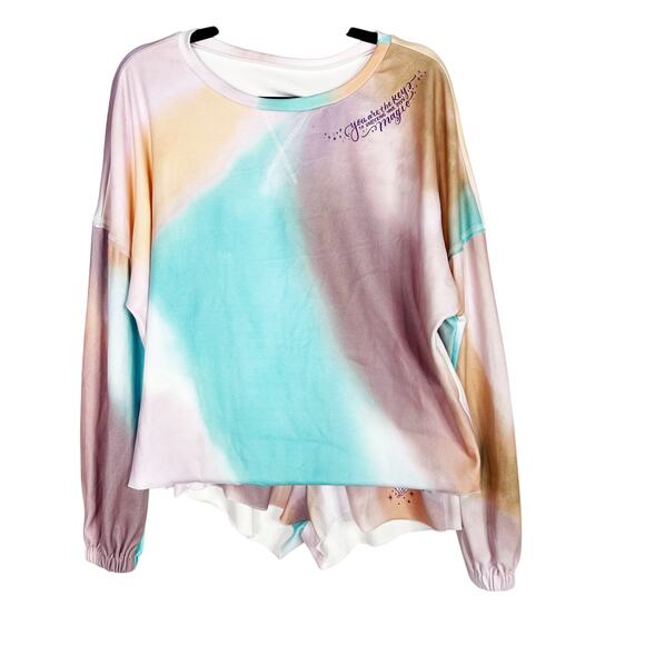 Tie Dye You Are The Key To Unlocking Your Magic Sweatshirt Shorts Set Small S - Picture 1 of 13
